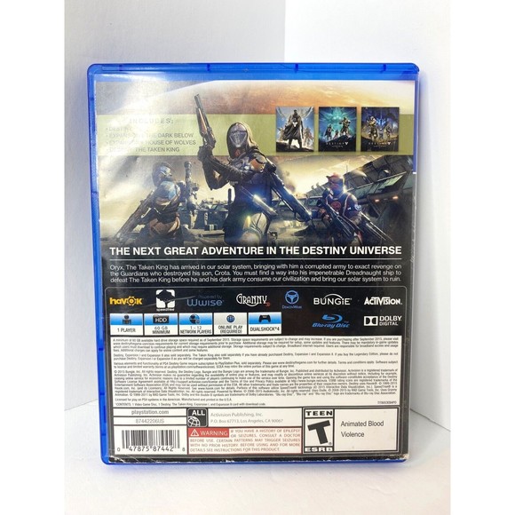 Destiny: The Taken King -- Legendary Edition (Sony PlayStation 4, 2015) - Picture 2 of 5